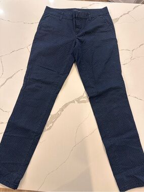 Tommy Hilfiger Navy Blue Micro Dot Trousers